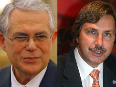 Συνάντηση Παπαδήμου με τον πρόεδρο του Ιδρύματος Ωνάση