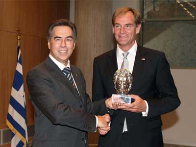 Με τον δήμαρχο της Λειψίας συναντήθηκε ο Β. Παπαγεωργόπουλος