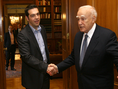 Συνάντηση Παπούλια-Τσίπρα