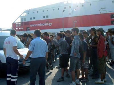 Απόγευμα συλλήψεων στο λιμάνι της Πάτρας