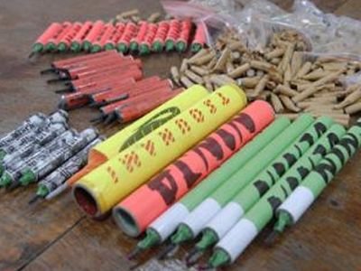 Έκανε το χρωματοπωλείο «αποθήκη πυρομαχικών»