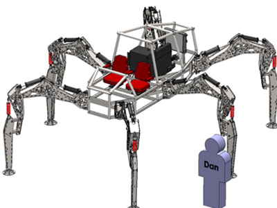 Stompy ένα τεράστιο ρομπότ