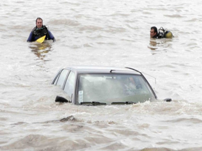 Πτώση οχήματος στο Κατάκολο