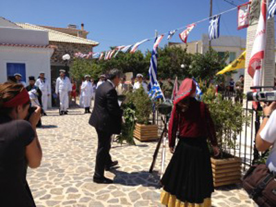 Στα Ψαρά ο Κ. Μουσουρούλης