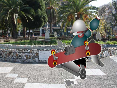 “Πάγωσε” η πίστα skateboard στη Τερψιθέα