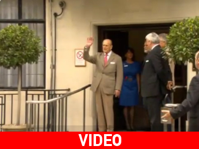 Εξιτήριο πήρε ο πρίγκιπας Φίλιππος