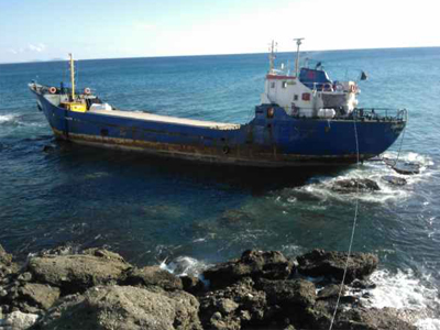 Προσάραξη πλοίου στη Στυλίδα