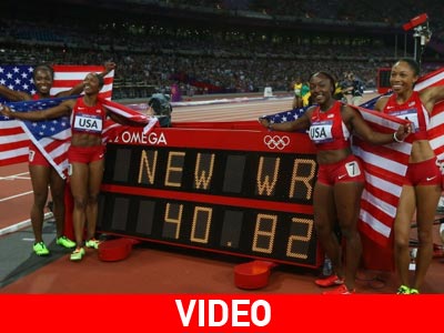 4Χ100 γυναικών: «Χρυσές» με παγκόσμιο ρεκόρ στα 40.82 οι ΗΠΑ