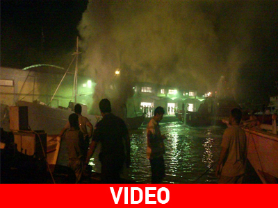 Κατασβέστηκε η φωτιά στο «ΑΓΙΟΣ ΝΙΚΟΛΑΟΣ»