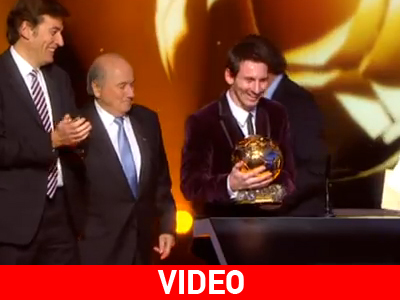 Ο Μέσι κατέκτησε τη «Χρυσή Μπάλα»
