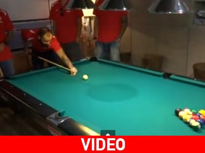 Οι παίκτες του Ολυμπιακού το… έριξαν στο μπιλιάρδο