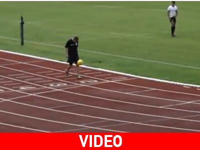 Έκανε «ποδαράκια»  για πέντε ώρες και μπήκε στο βιβλίο Γκίνες