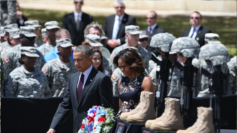 O Ομπάμα τίμησε τους 6 Αμερικανούς στρατιώτες που σκοτώθηκαν  στο Αφγανιστάν