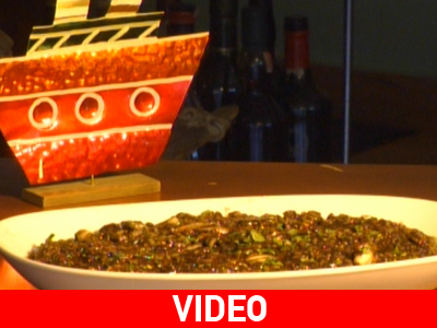 Ριζότο με μελάνι και σουπιές