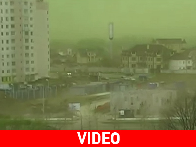 Πράσινο σύννεφο γύρης σκέπασε τη Μόσχα