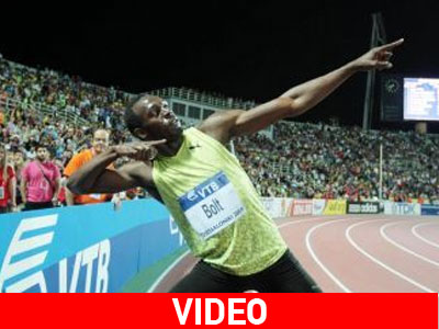 Πρώτος αλλά χωρίς ρεκόρ ο Μπολτ στη Θεσσαλονίκη