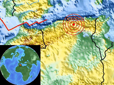 Δεκαεννέα τραυματίες από σεισμό στην Αλγερία