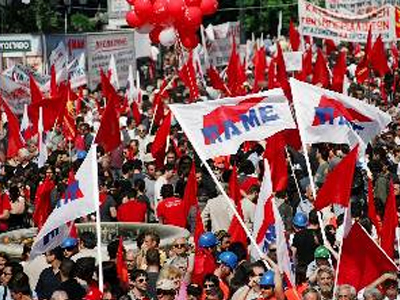 Συλλαλητήριο του ΠΑΜΕ στη Θεσσαλονίκη