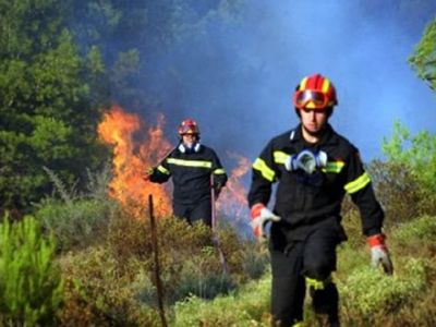 Πύρινα μέτωπα στην Κρήτη