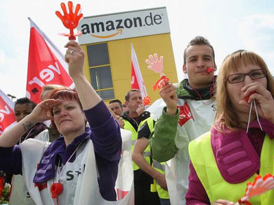 Απεργίες τα Χριστούγεννα ετοιμάζονται στην Amazon