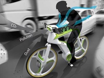 Ποδήλατο καθαρίζει τον αέρα
