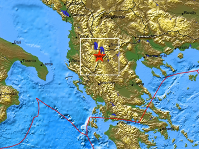 Σεισμός 4,1 ρίχτερ στα ελληνο-αλβανικά σύνορα