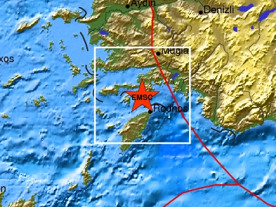 Σεισμός 3,6 Ρίχτερ στη Ρόδο