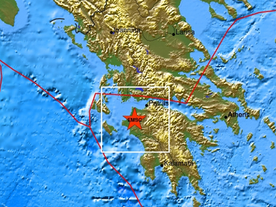 Σεισμός 3,9 R στην Ανδραβίδα