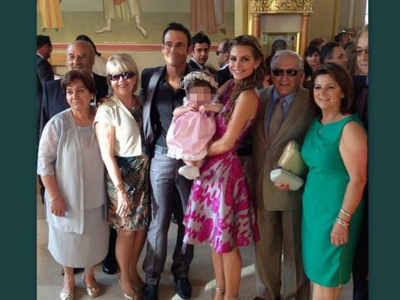 Η Μαρία Μενούνος νονά της Μαριγώς