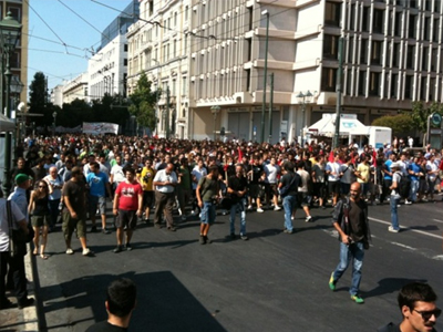 Συλλαλητήριο στο κέντρο της Αθήνας κατά των ναρκωτικών