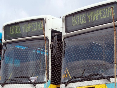 Χωρίς λεωφορεία η Αθήνα την Τρίτη