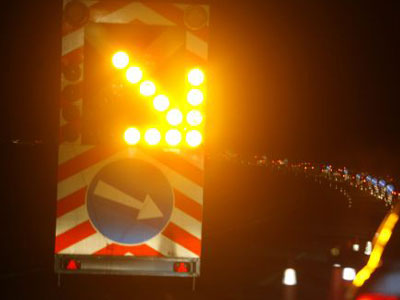 Έργα σηματοδότησης στον κόμβο Δουκίσσης Πλακεντίας