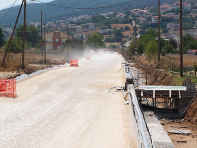 Σε εξέλιξη εργασίες για την αναβάθμιση τοπικής οδού στα Ιωάννινα