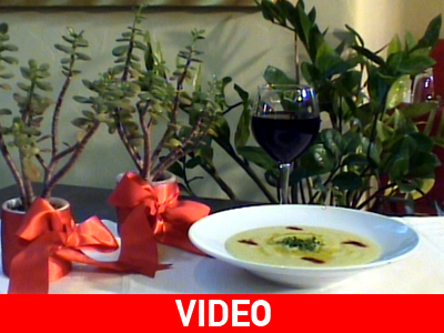 Γαλλική πρασόσουπα βελουτέ