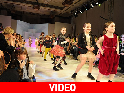 Παιδιά διασήμων παρακολούθησαν το catwalk του «Kids’ Fashion Week»
