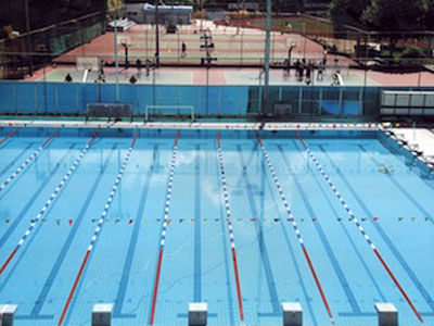 Φωτιά έξω από το Δημοτικό Αθλητικό Κέντρο Π. Φαλήρου