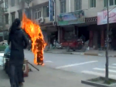 Τρίτη αυτοπυρπόληση Θιβετιανού σε τέσσερις ημέρες