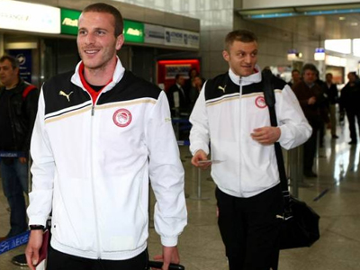 Έφτασε στο Χάρκοβο ο Ολυμπιακός
