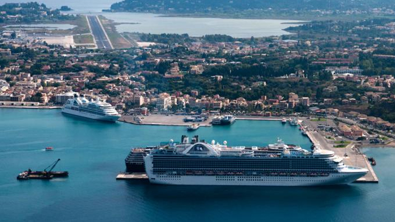 Περισσότερα από 450 κρουαζιερόπλοια αναμένεται να «δέσουν» στο λιμάνι της Κέρκυρας φέτος