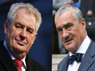 Ζέμαν εναντίον Σβάρτσενμπεργκ στο 2ο γύρο των προεδρικών εκλογών της Τσεχίας