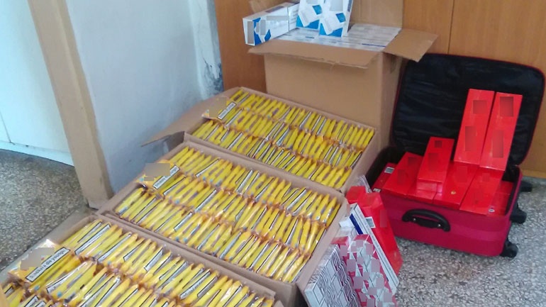 Σύλληψη για λαθραία τσιγάρα στη Μυτιλήνη