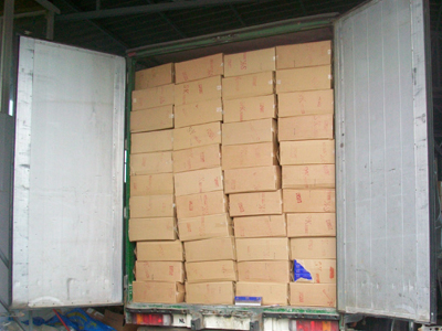 H νταλίκα έκρυβε τσιγάρα