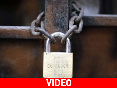 Μπαράζ λουκέτων στην αγορά της Χαλκίδας