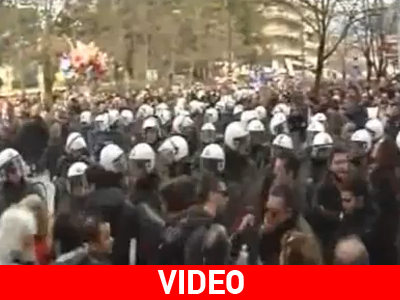 Βίντεο από την επεισοδιακή παρέλαση στα Ιωάννινα