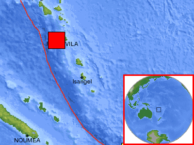 Σεισμός 7,5R στα Νησιά Βανουάτου – Ανέβηκε η θάλασσα 23 εκατοστά