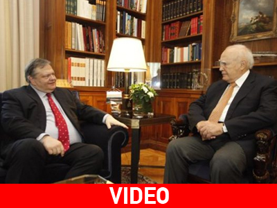 Κατέθεσε τη διερευνητική εντολή ο Ε. Βενιζέλος Κατέθεσε τη διερευνητική εντολή ο Ε. Βενιζέλος