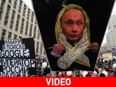 Πλημμύρησε διαδηλωτές το κέντρο της Μόσχας