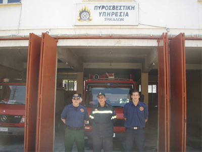 Δωρεά πυροσβεστικού οχήματος στον δήμο Τρικάλων