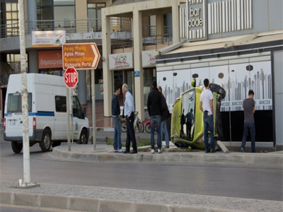 Τροχαίο ατύχημα στο Ηράκλειο Κρήτης