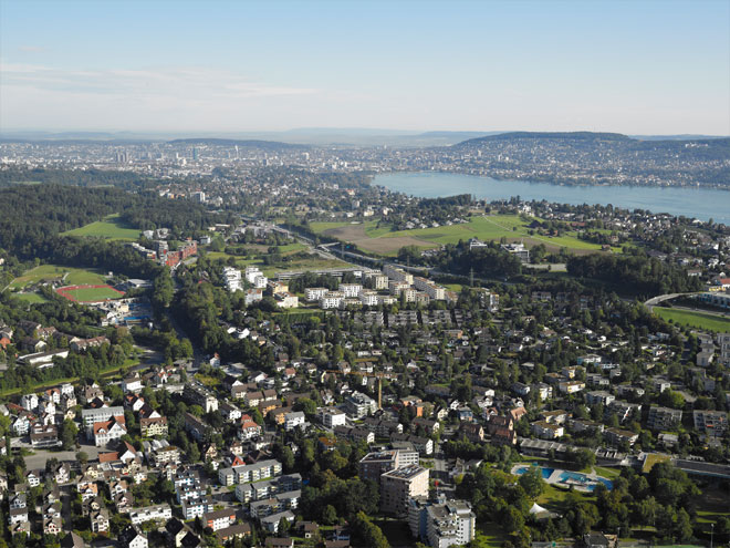 Το Kilchberg από ψηλά